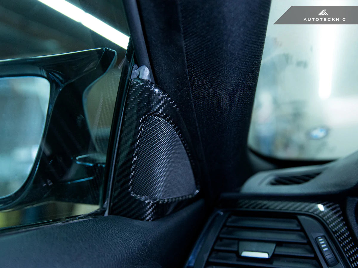 AUTOTECKNIC CARBON FIBER SPEAKER TWEETER COVER - F82/ F83 M4